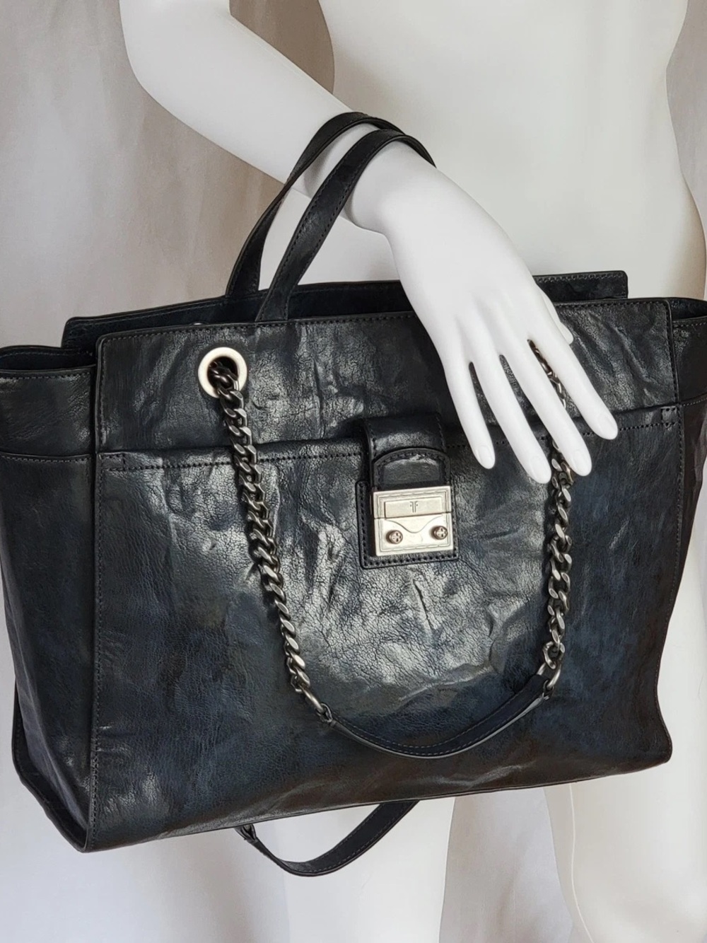 Frye BlueLeather Tote -